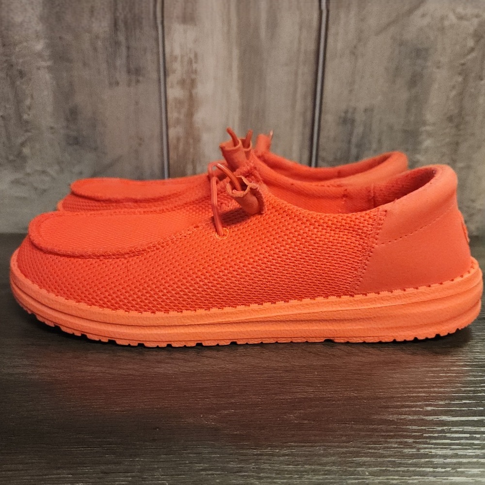 Hey Dude Womens Wendy Funk Mono Slip On Comfort Shoes Size W10 Fiery Coral - Picture 5 of 9